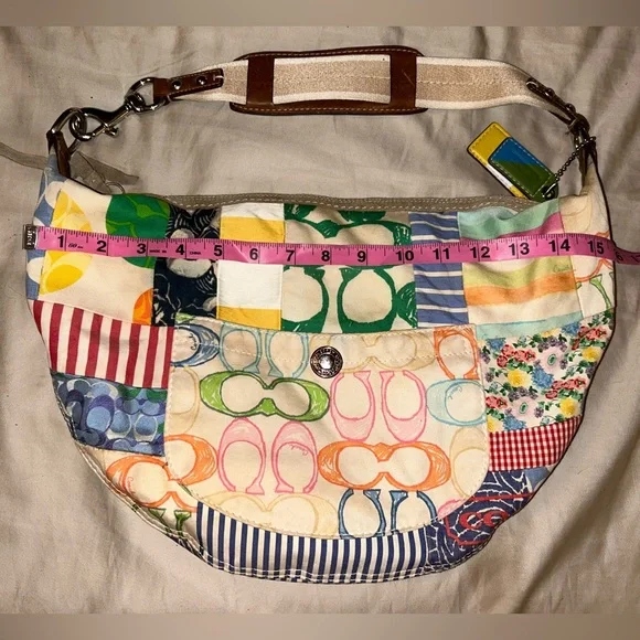 Coach | Bags | Coach Patchwork Hobo Bag In Pastel Colors